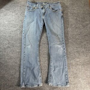 Levis Jeans Womens 10M Blue Light Wash Bootcut Stretch Mid Rise Denim Casual